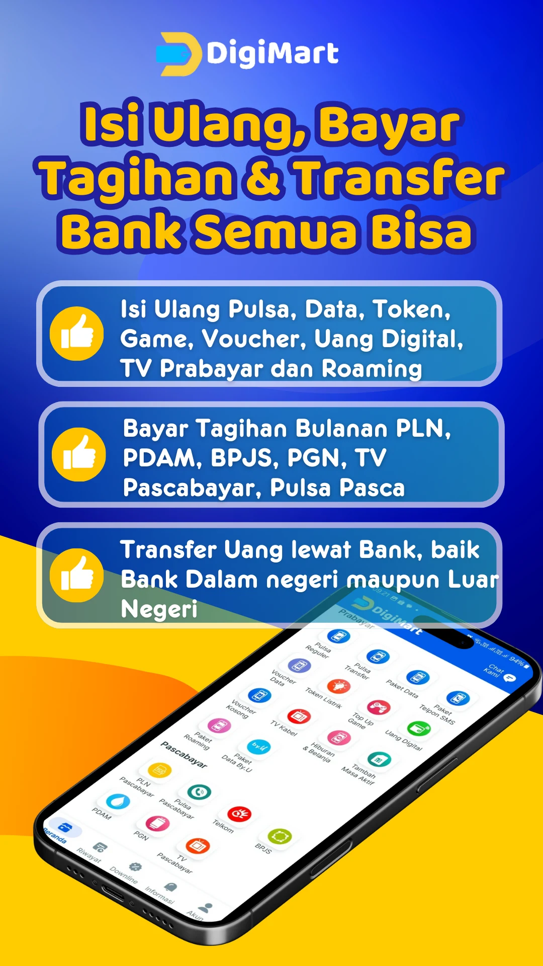 DigiMart I Pulsa & Transfer screenshot